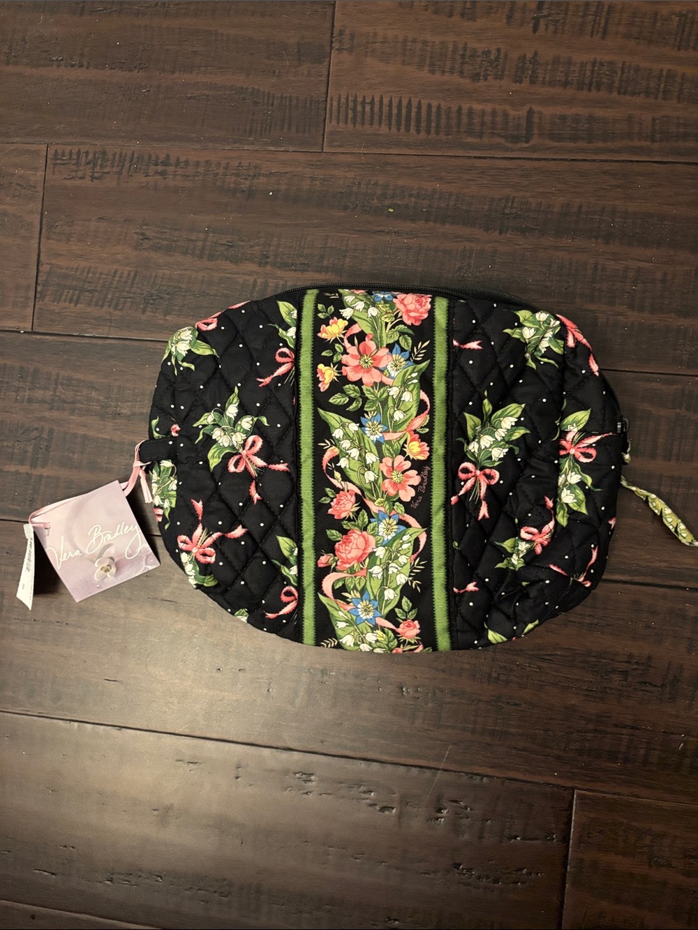 Retired NWT Vera Bradley New Hope Large Cosmetic Bag